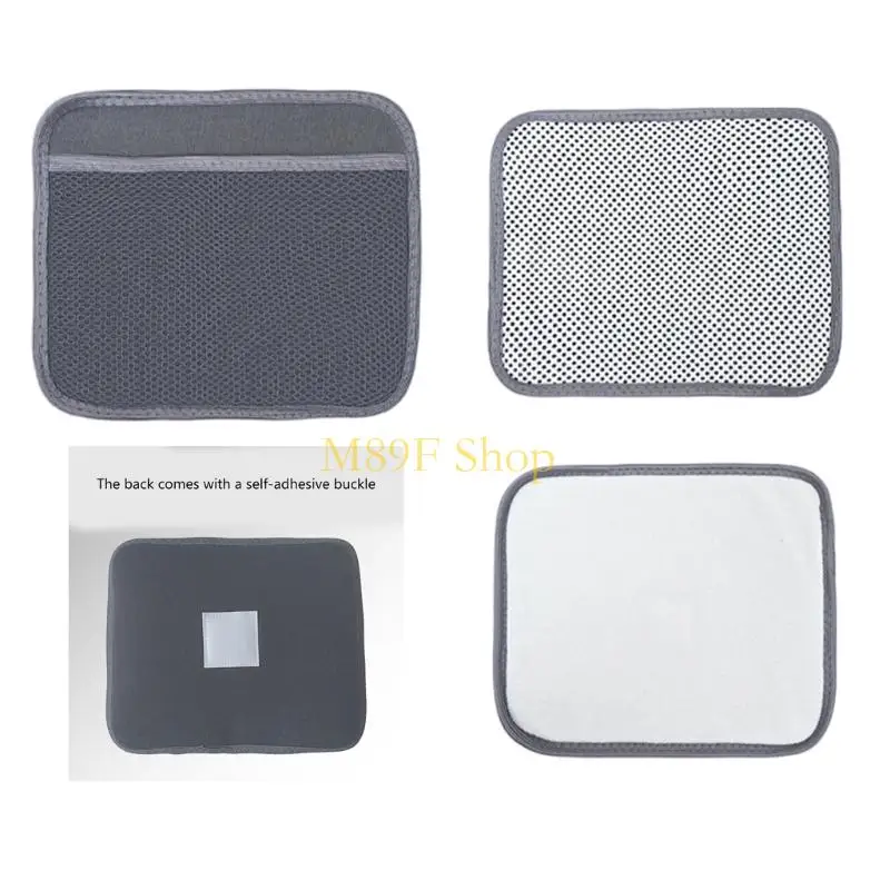 M89F Detachable Lumbar Pad Cushion Breathable Mesh Cover For Prolonged Sitting Comfort