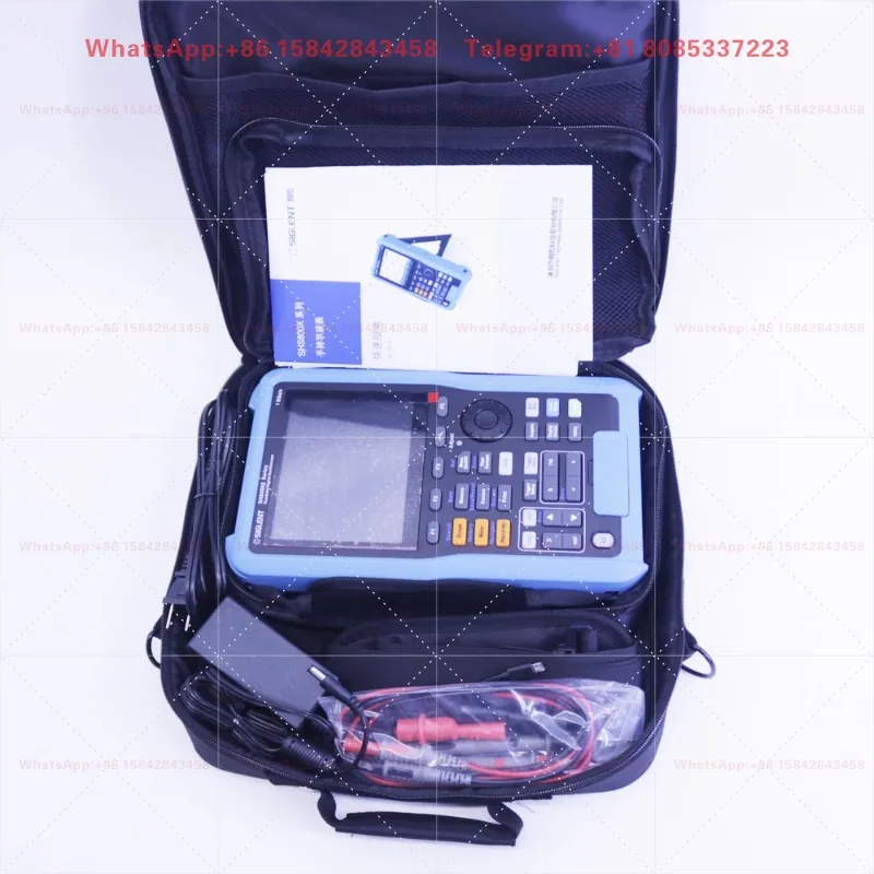 SHS820X Handheld Digital Oscilloscope 200MHz 500MSa/s 2CH with Multimeter Channel