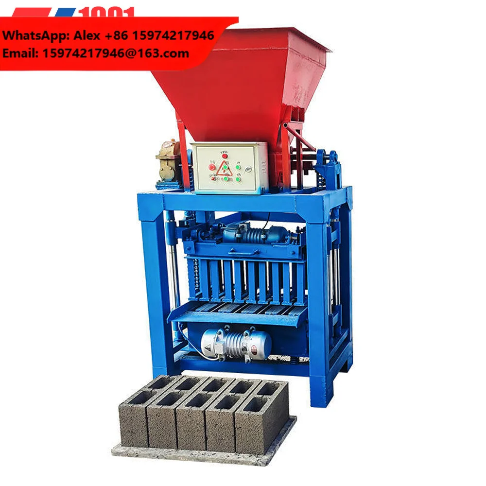 Hot Selling Small Diesel Engine Mobile Brick Making Machine Concrete Brick Making Machine Semi Automatic Block