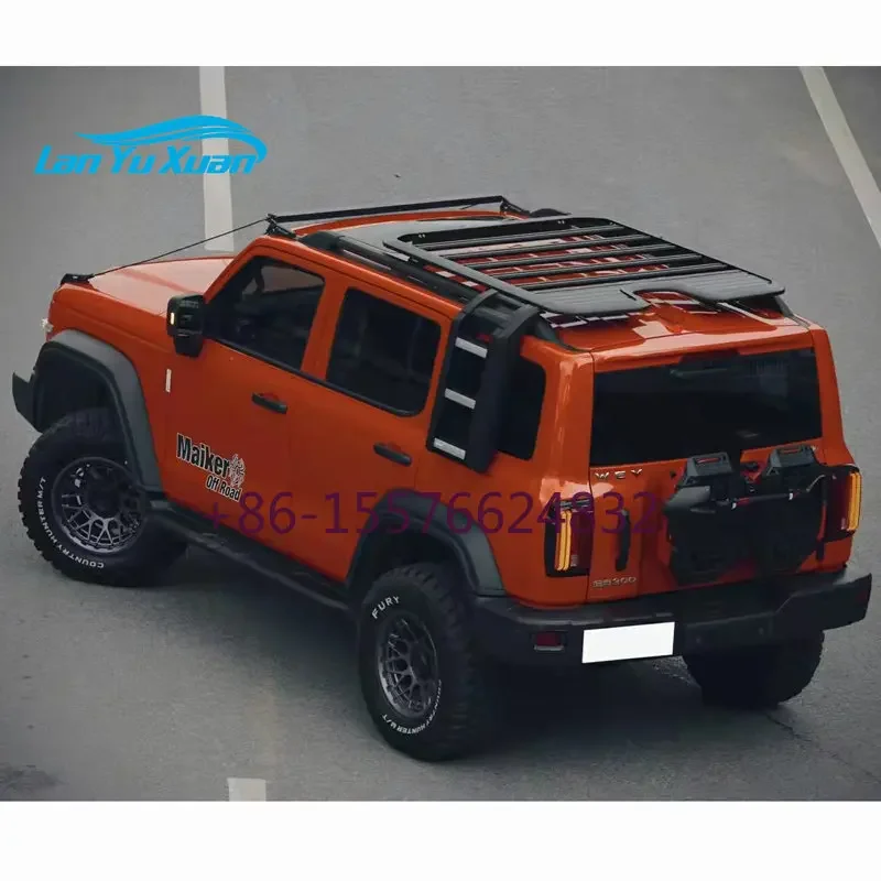 

Car Roof Racks Manufacturer Cargo For Wey Tank 300 Accessories/Roof Luggage Basket and Side Ladder /Luggage Rack & Side ladder