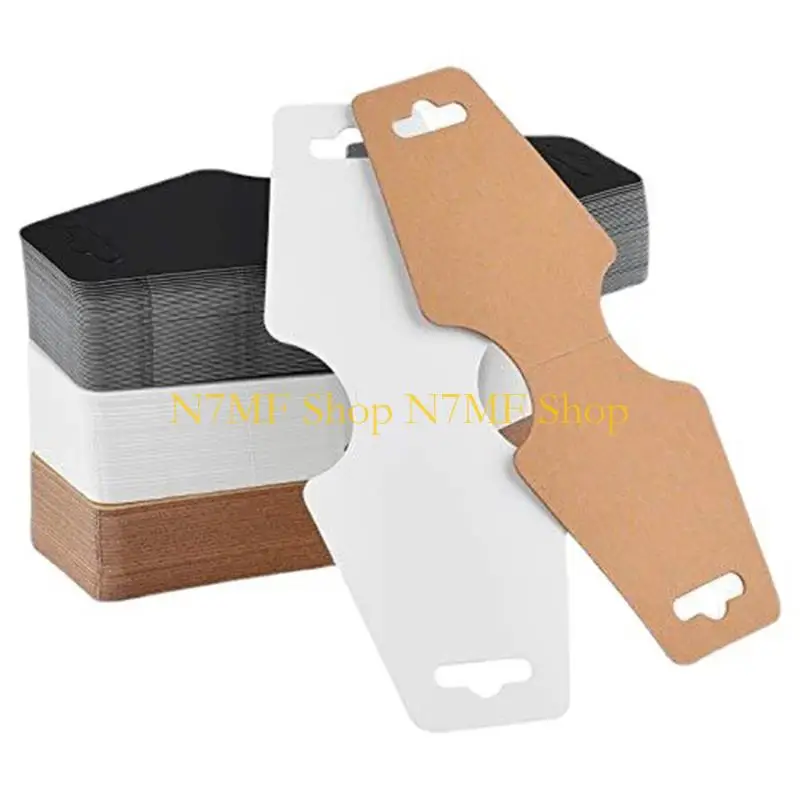N7MF 100PCS BRACELET BRACELET STARDY HOLD-TAG لبيع بطاقة عرض مفاتيح حلق لتوريد الأعمال الصغيرة