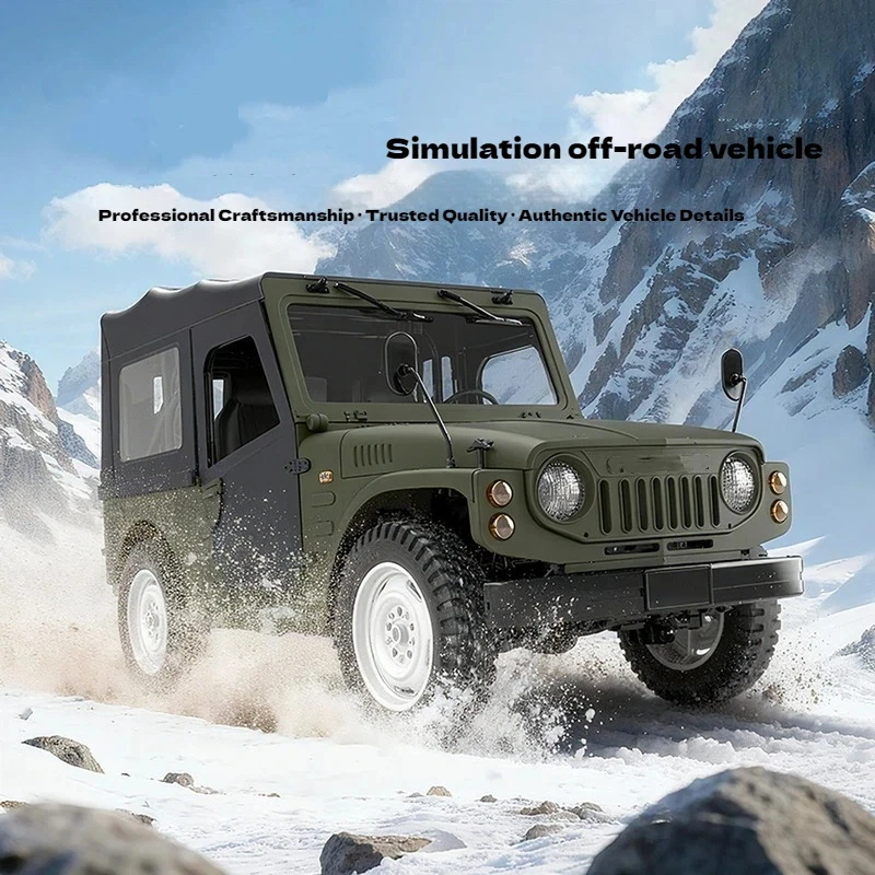 Nuevo Wpl C-84 2,4g simulación de tracción en las 4 ruedas coche de escalada modelo coche de juguete con Control remoto con luz para regalo de niños