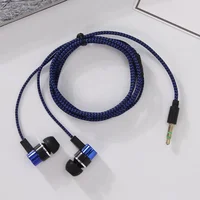 Écouteurs de sauna filaires intra-auriculaires, 2 boîtes de base, écouteurs stéréo basse, suppression du bruit mobile, superbe écouteur stéréo basse, 3.5mm 2