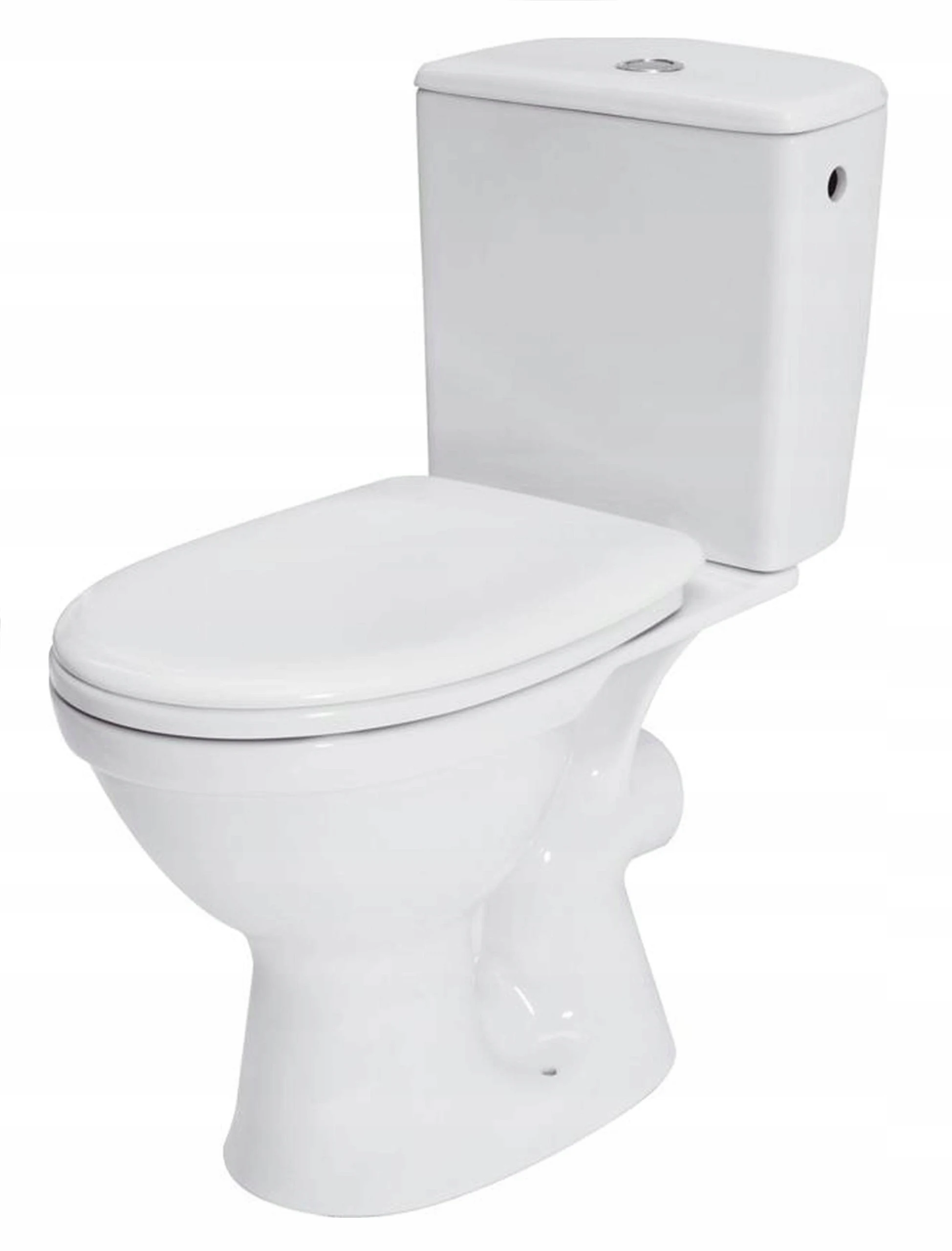 WC Compacte witte toiletbril met bord MERIDA 3/6 L