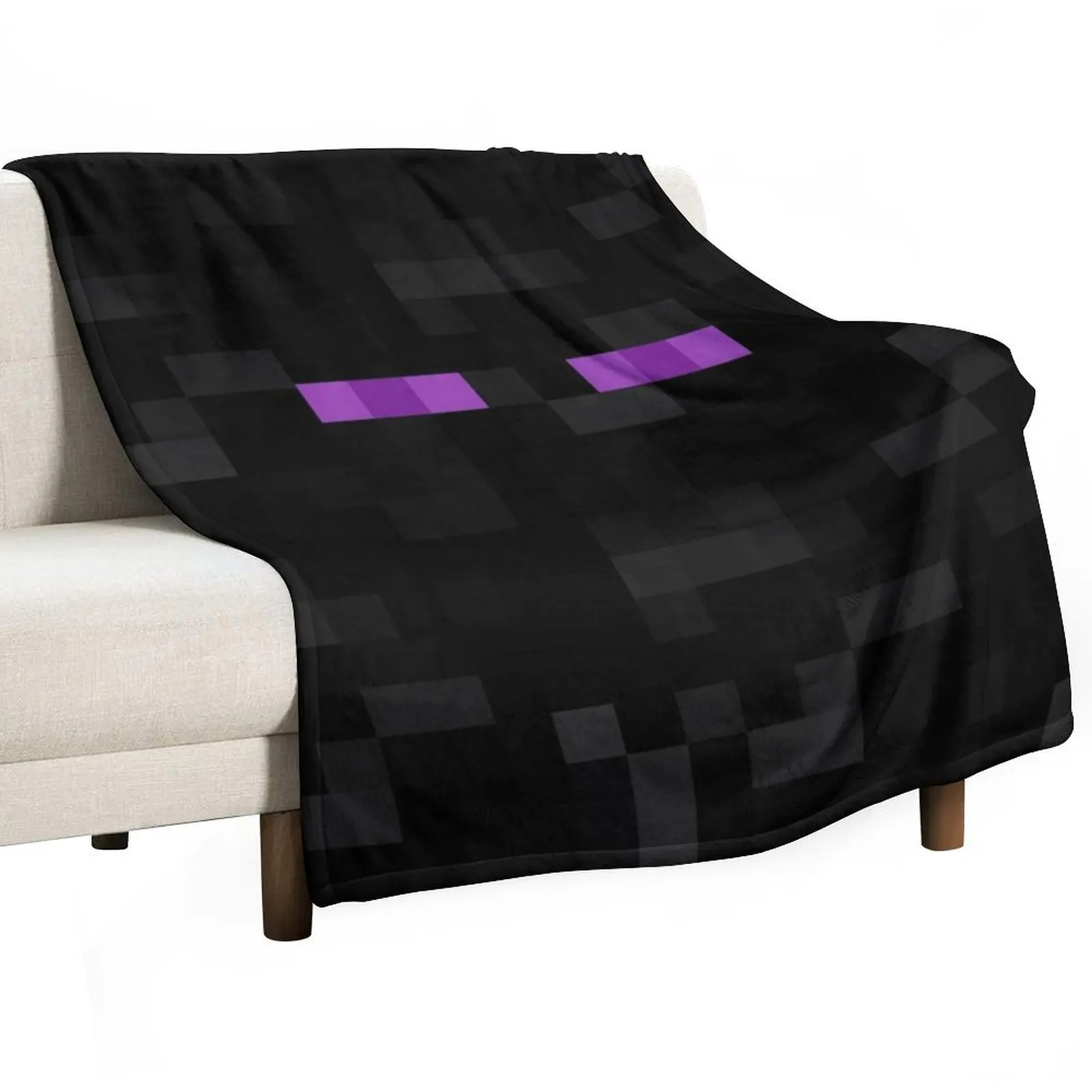 

Enderman pattern Throw Blanket blankets and throws decorative Flannel Blankets