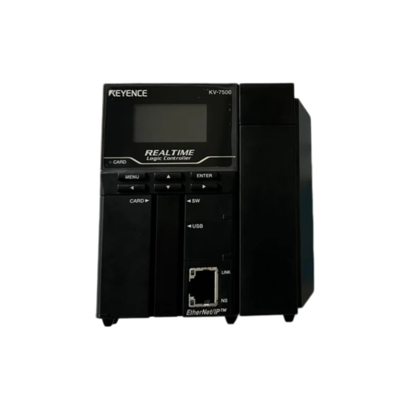 Keyence KV-7500 Industrial PLC CPU Module High Speed PLC CPU Unit Built-in EtherNet/IP Industrial Automation Motion Control