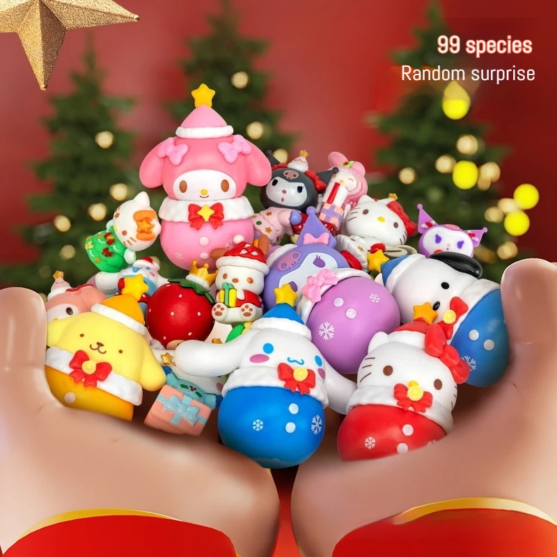 Nieuwe Sanrio 6/12/16 kinderen DIY ei draaien machine blinde doos speelgoed verrassing mini klauw pop game machine speelgoed kinderen gift