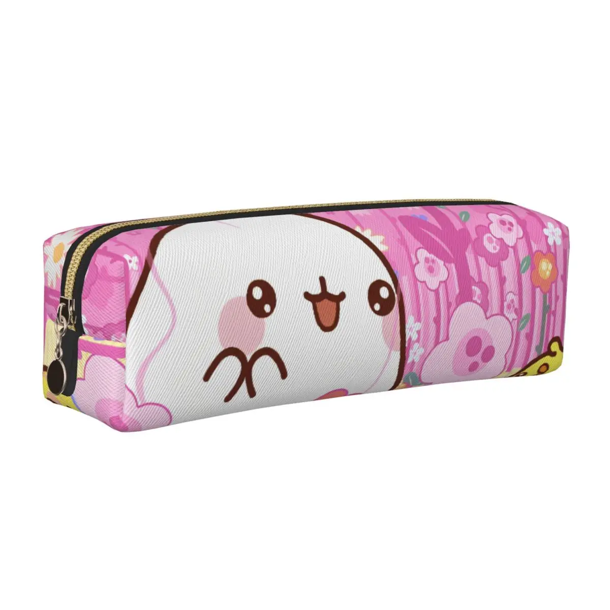 Cartoon M-Molangs And Piupiu Pencil Cases Pen Bag Student School Supplies Cosmetic Pencil Pouch