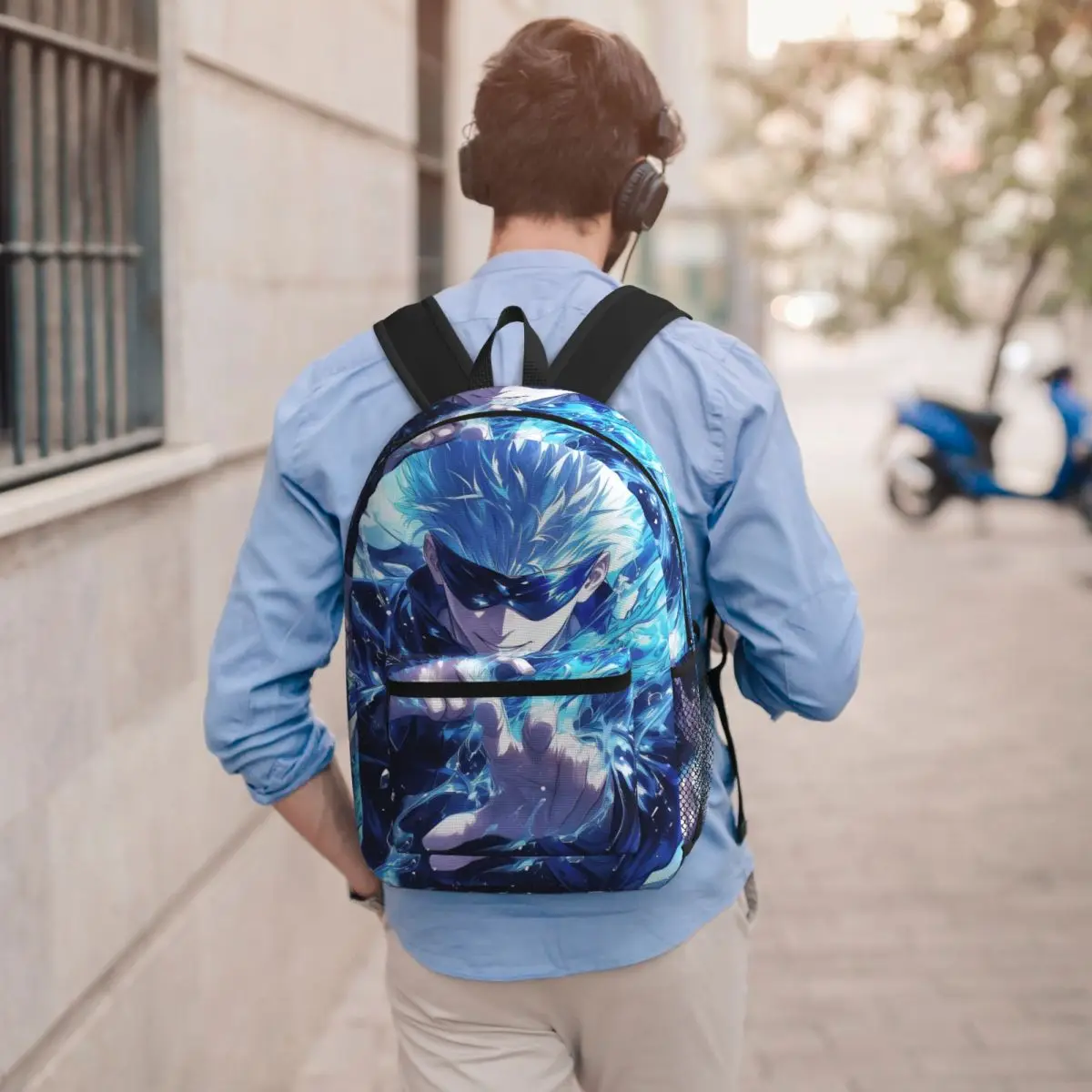 Jujutsu Kaisen Gojo Satoru Backpack Boys Girls BookBag Kids School Bag Laptop Shoulder Bags for Men Women