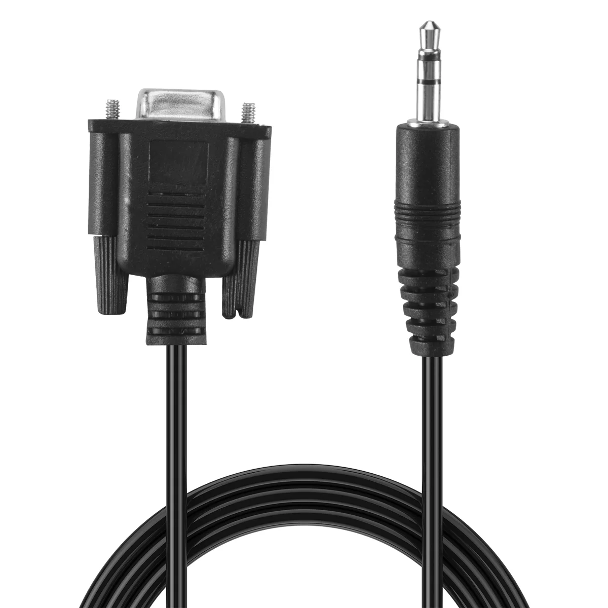 ABSQ-DB9 9-контактный разъем VGA, разъем DB 9 к TRS 3,5 мм (1/8 дюйма), стерео штекер TRS, последовательный кабель для передачи данных - 6 футов