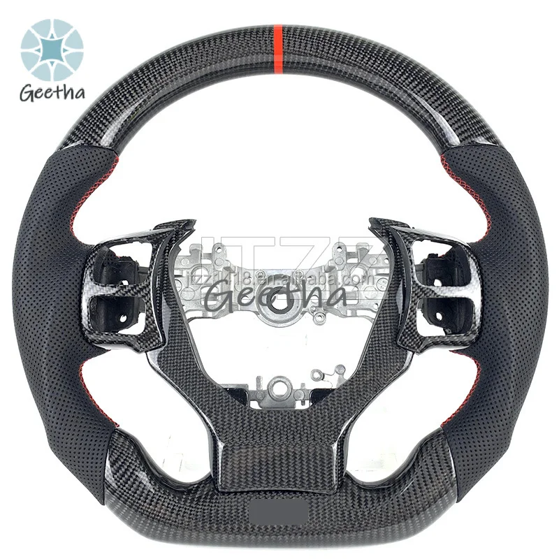 

For Lexus Is RCF Sport NX 250 300 350 Carbon Fiber Steering Wheel 2014 2015 2016 2017 2018 2019 2020 2021 2022 2023 2024