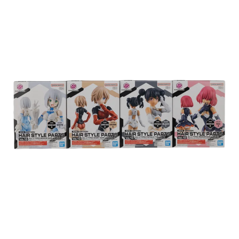 Bandai Figure Model 30MS HAIR STYLE PARTS Vol 10 Anime Figures Toys Collectible Gift for Children Genuine Brand New and Unopened