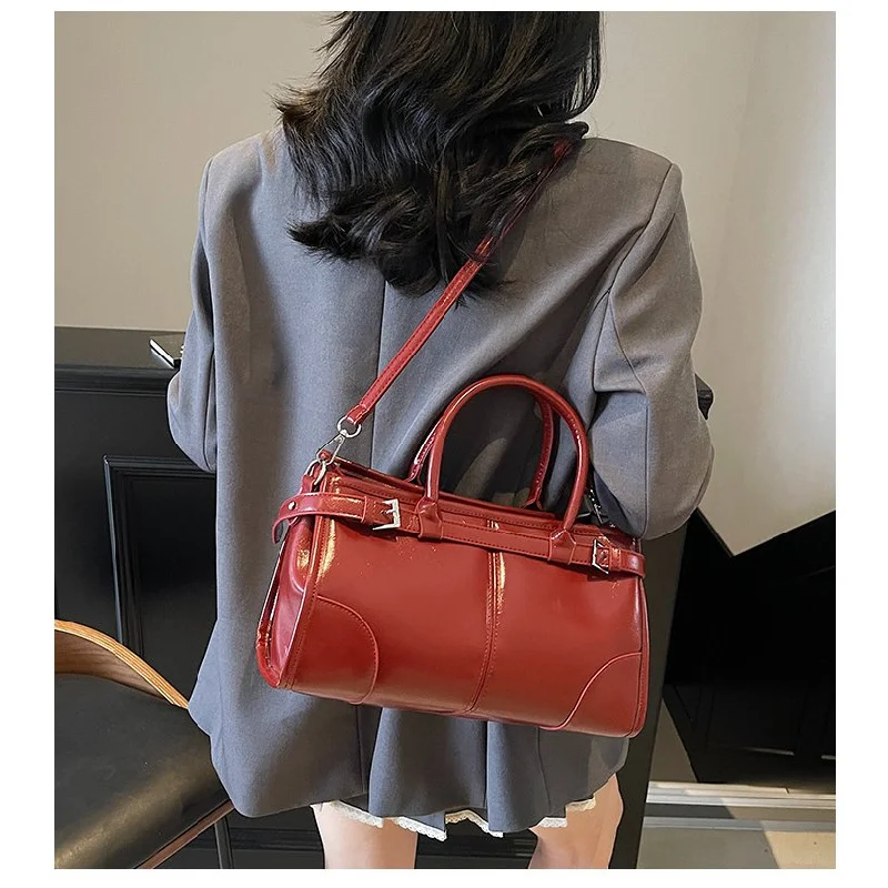 Модная женская сумка через плечо, изготовленная из кожи с принтом виноградной лозы и классическим парижским элитным легким повседневным образом ​