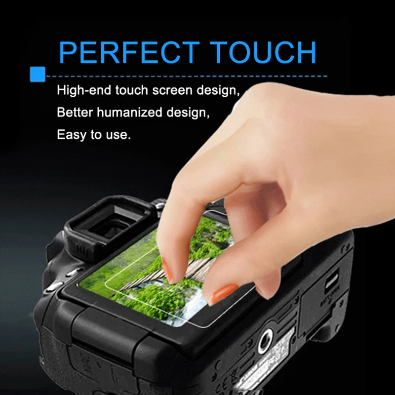 Pellicola protettiva HD in vetro temperato duro per fotocamera reflex Canon EOS 5D Merk IV 100D 200D II 6DII Protezione schermo per display LCD per fotocamera