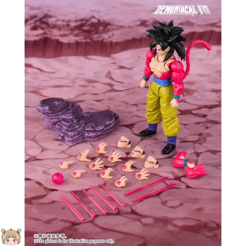 Demoniacal Fit Dragon Ball Super Saiyan SSj4 Goku UNTAMED POWER Animation Model Action Figure Toys Collection Gifts