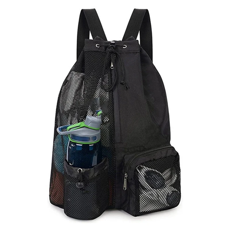 

Сумка для плавания, сетчатый рюкзак на шнурке для плавания, тренажерного зала, бассейна, тренировок и спорта