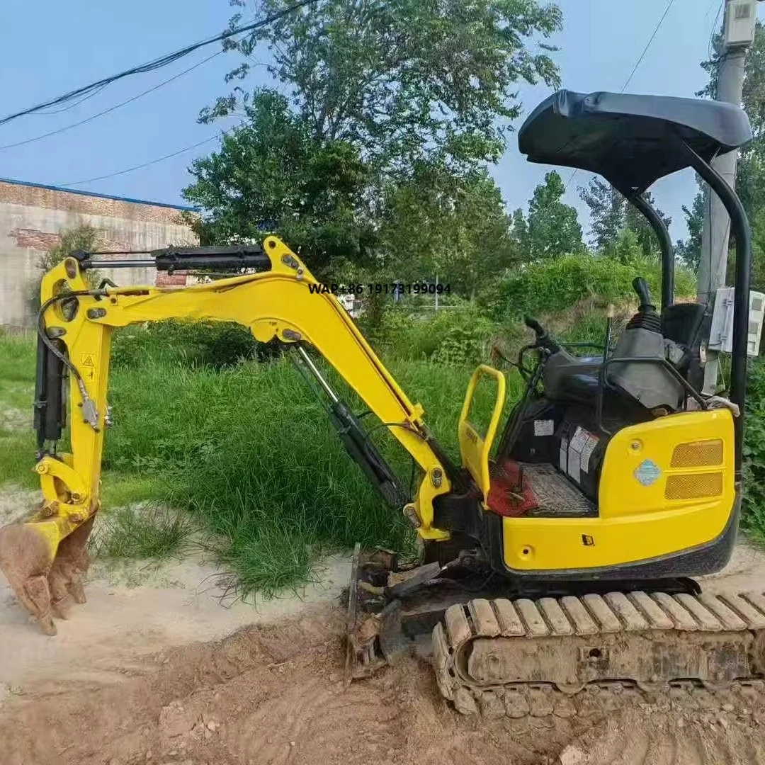 Big Discount Yanmar Vio17 1.7T Mini Excavators Made in Japan Low Working Hours for Garden