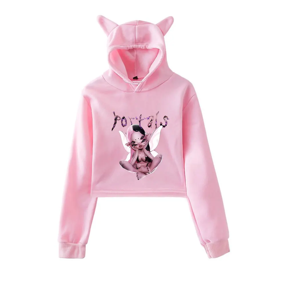 

Melanie Martinez merch rapper kawaii hoodies for women print Rabbit ears hoodies long sleeve sweatshirt