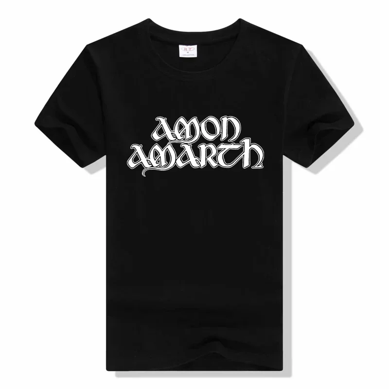 Amon Amarth The Pursuit Of Vikings T-Shirt Men Amon Amarth Loose tops for him plus size teeshir