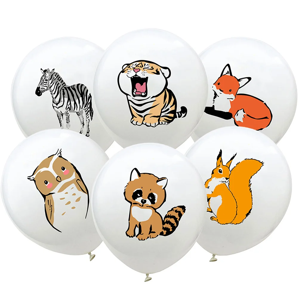 

20Pcs Latex Balloons Cartoon Raccoon Birthday Party Supplies Assorted Colors Golden Sequin Balloon Decoration Latex Balloon