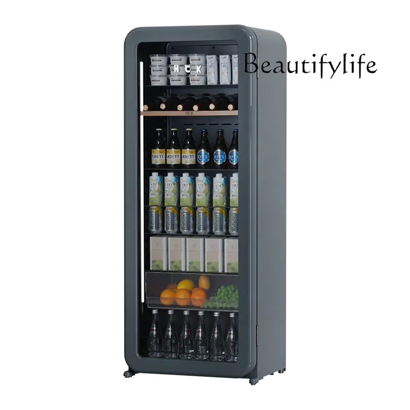 

Ultra-thin embedded refrigerator household living room beverage refrigeration refrigerator