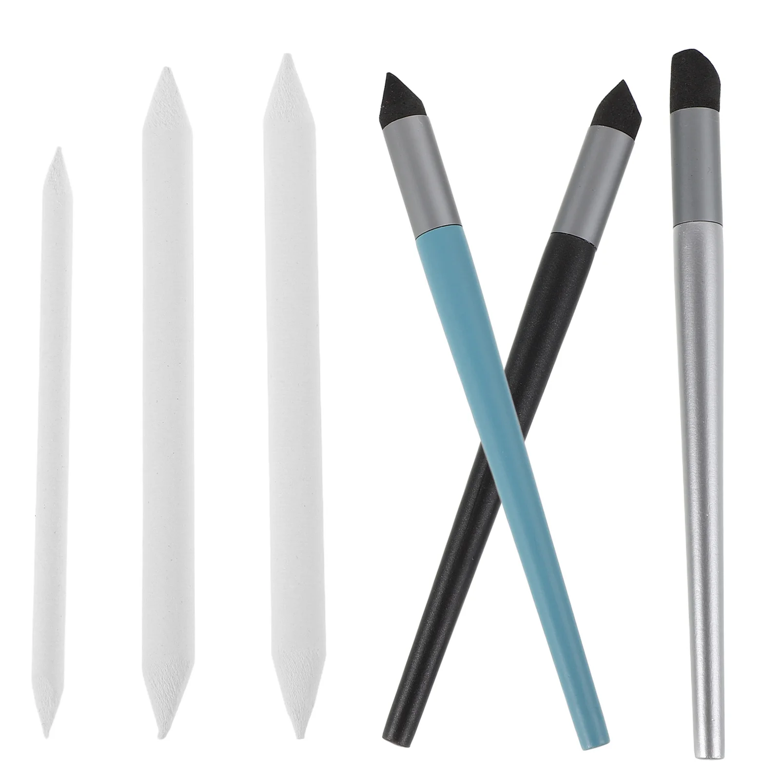 6Pcs Öl Pastell Blending Schwamm Stift Weiche Spitze Verschmieren Werkzeug für Zeichnung Skizzieren Kunst Liefert Malerei Ölgemälde Stick