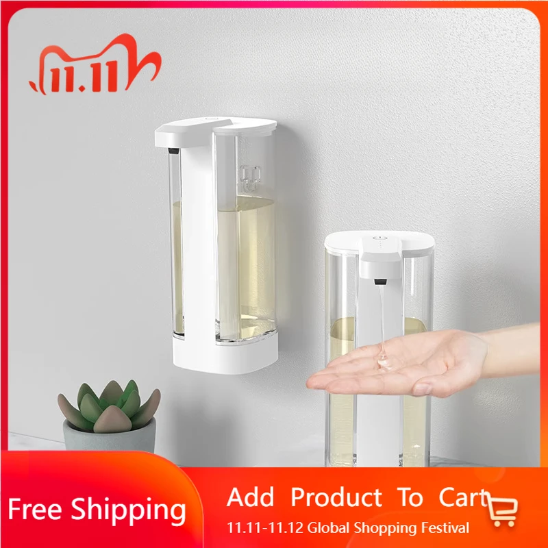 

Sensor Modern Soap Dispensers Transparent Cheap Simple Kitchen Soap Dispensers Quality Automatic Jabonera Bathroom Furniture