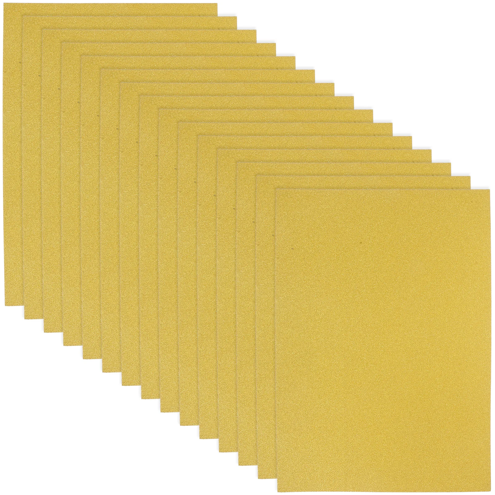 

20 Sheets Golden Cardboard Crafts Paper Glitter Jam Supplies Practical Long Term Use Cut Shape Scissors DIY Craft Gift