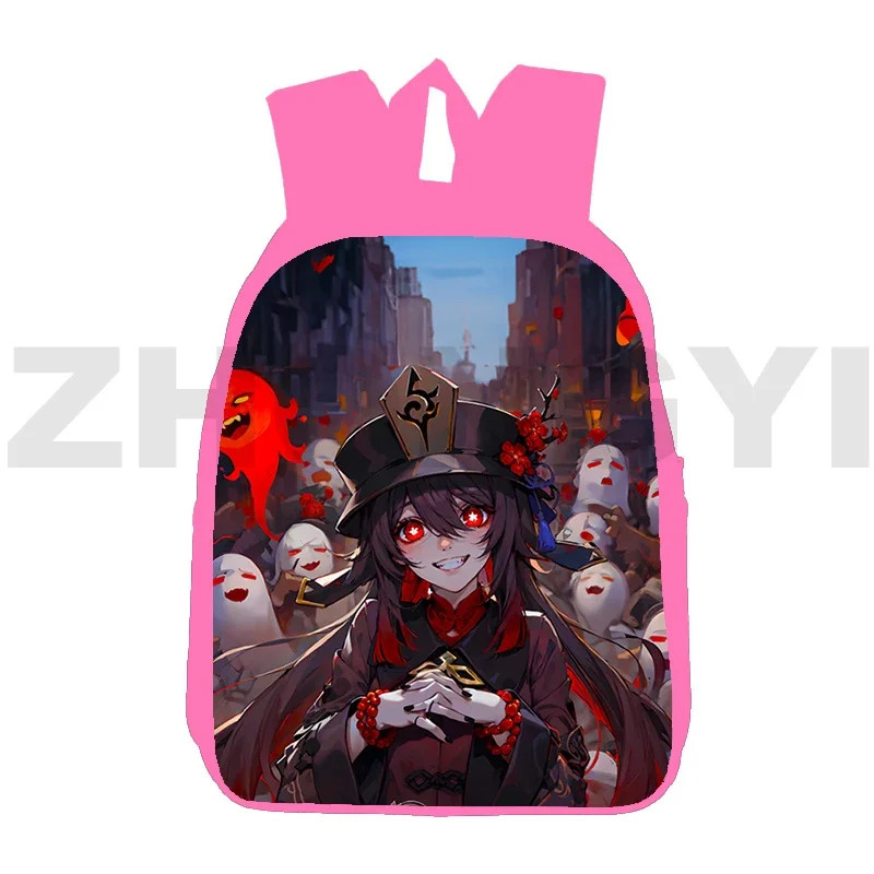 Płótno Harajuku Honkai Impact 3rd plecak śliczne torby szkolne dla dziewczynek dzieci Bookbag 12/16 Cal najwyższej jakości Preppy plecak na laptopa