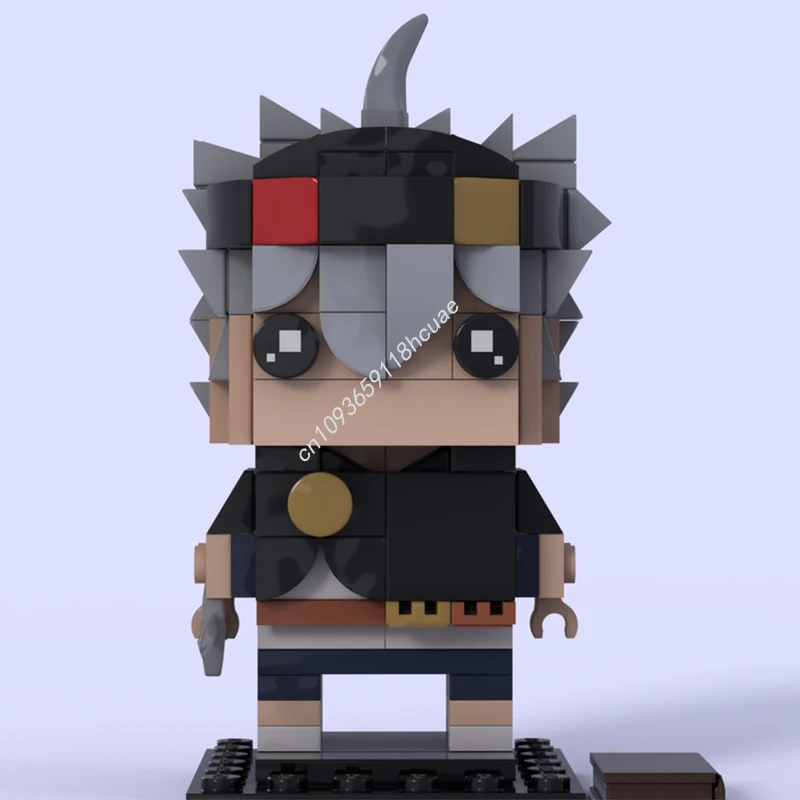 

172pcs MOC Astas Black Cloveres Brickheadz Building Block Christmas Gift Christmas Gift Advanced Collector Showcase for Display