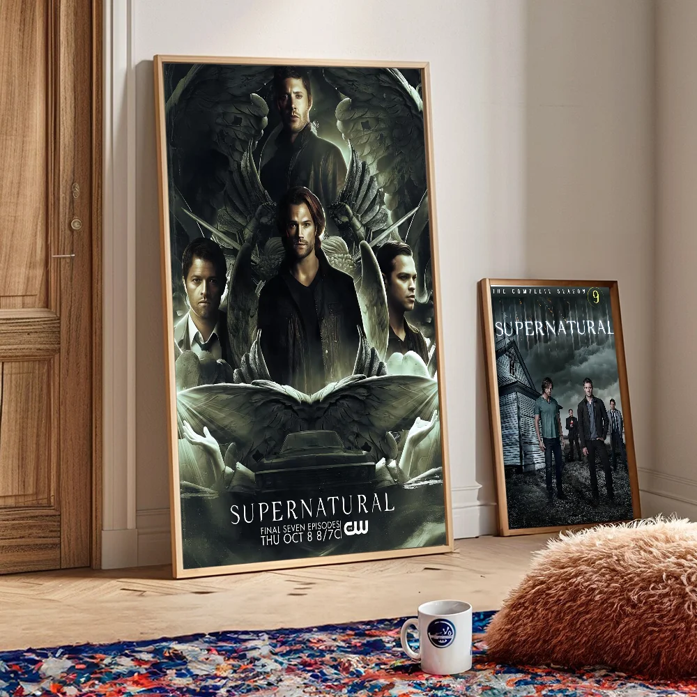 TV Play Series Supernatural Movie DIY Sticky Poster Whitepaper Prints Posters Artwork Nordic Home Decor