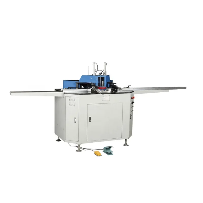 Factory supply cutting machine PS Wood MDF moulding cutting machine 45 degree angle pneumatic cutting machine