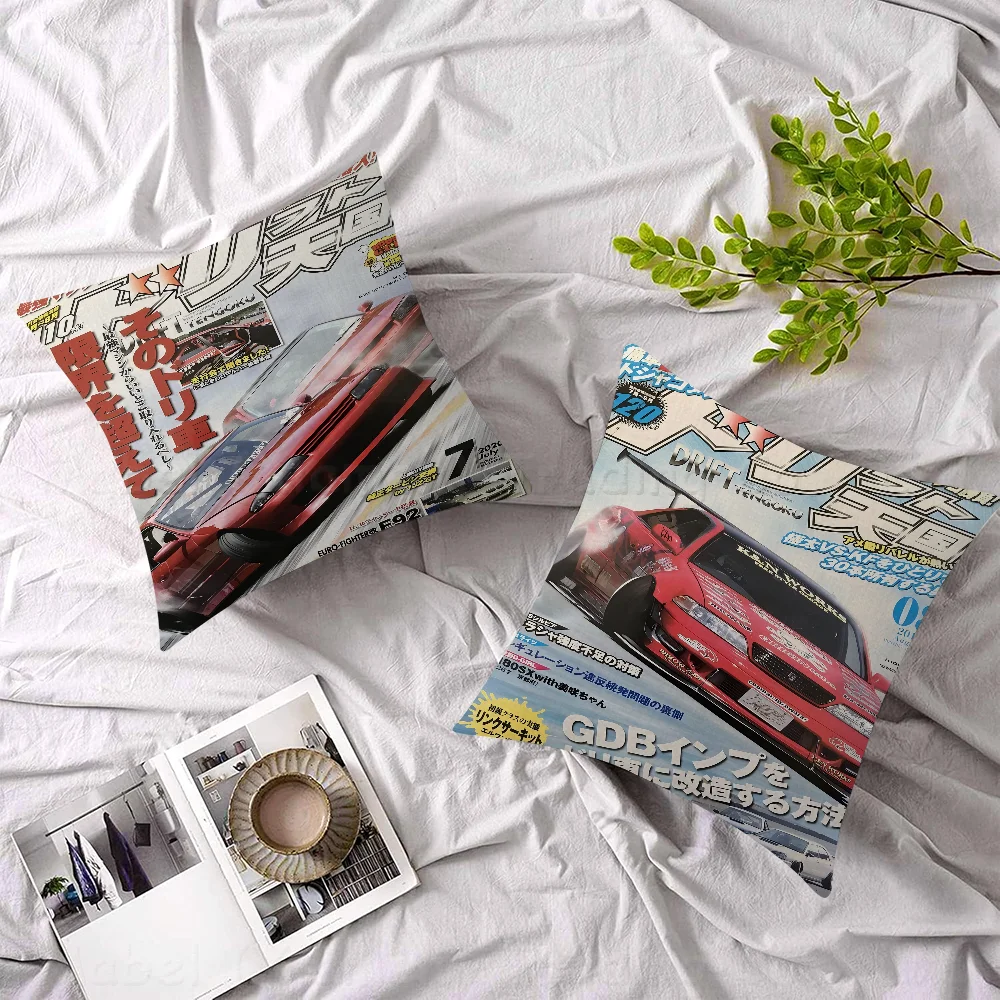 

JDM Car Japan Retrofit RacingPillow Gift Home Office Decoration Pillow Bedroom Sofa Car Cushion CoverPillow Case