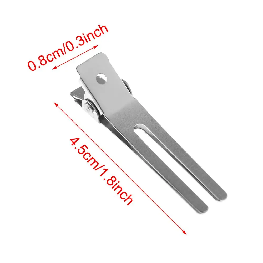 مشبك مكياج احترافي لتصفيف الشعر ، مشبك شعر ثابت لفم البط مزدوج الشق ، الإعداد