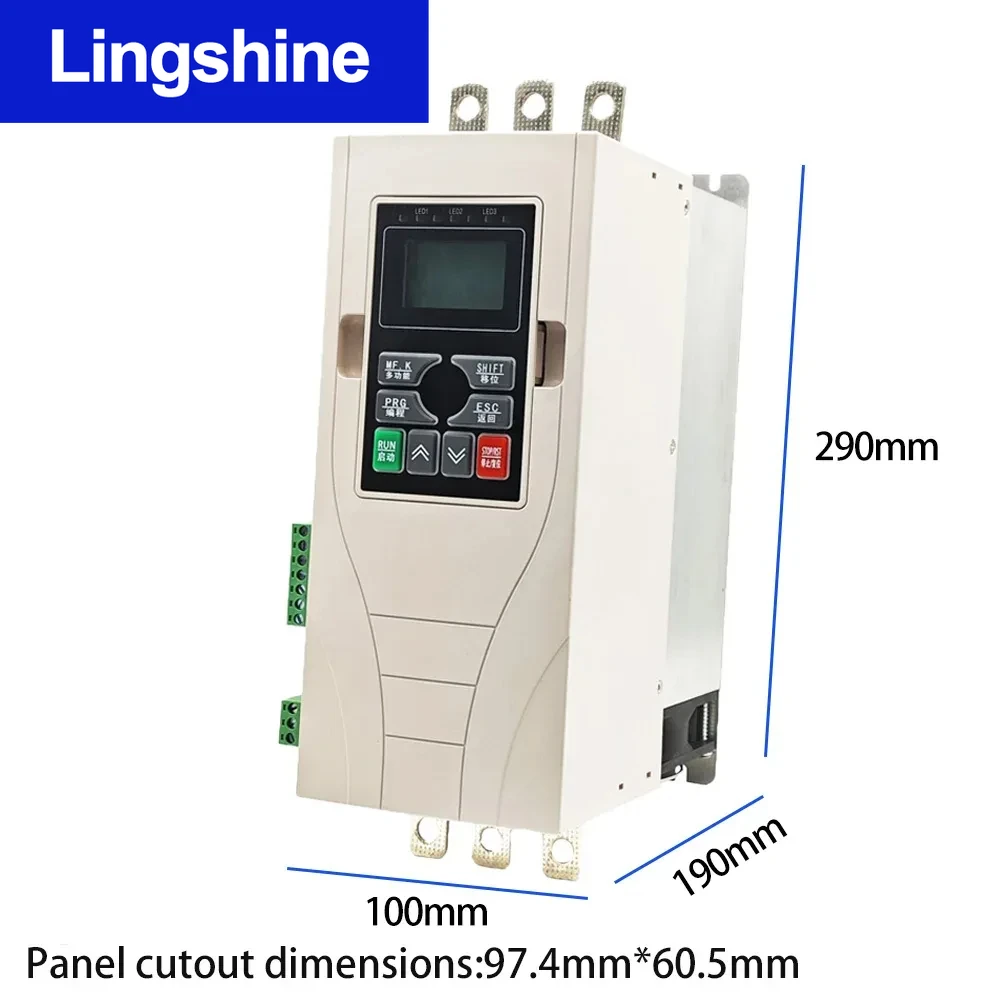 37KW three phase motor soft starter online 380V soft start small motor fan pump soft start soft stop controller