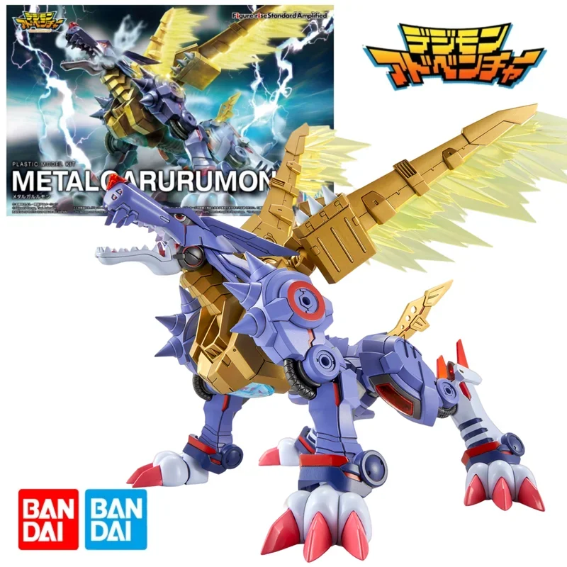 

Bandai Figure-Rise Standard Frs Amplified Digimon Adventure Wargreymon Pvc Anime Model Kit Assembly Original Toy Kids Gifts