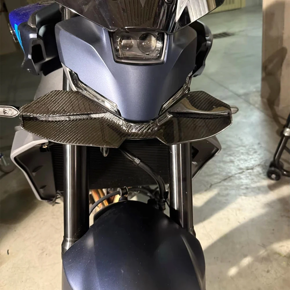 for Yamaha MT-09 MT09 SP 2024 2025 %100 carbon fiber lower thrust exposed front spoiler wing aerodynamic wing front spoiler kit