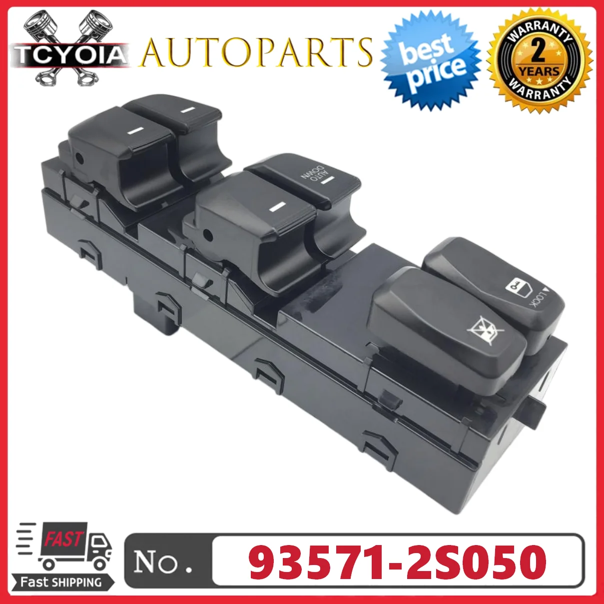 

Новый электрический регулятор стеклоподъемника, переключатель управления 93571-2S050 935712S050 для Hyundai IX35 TUCSON 2010-2015