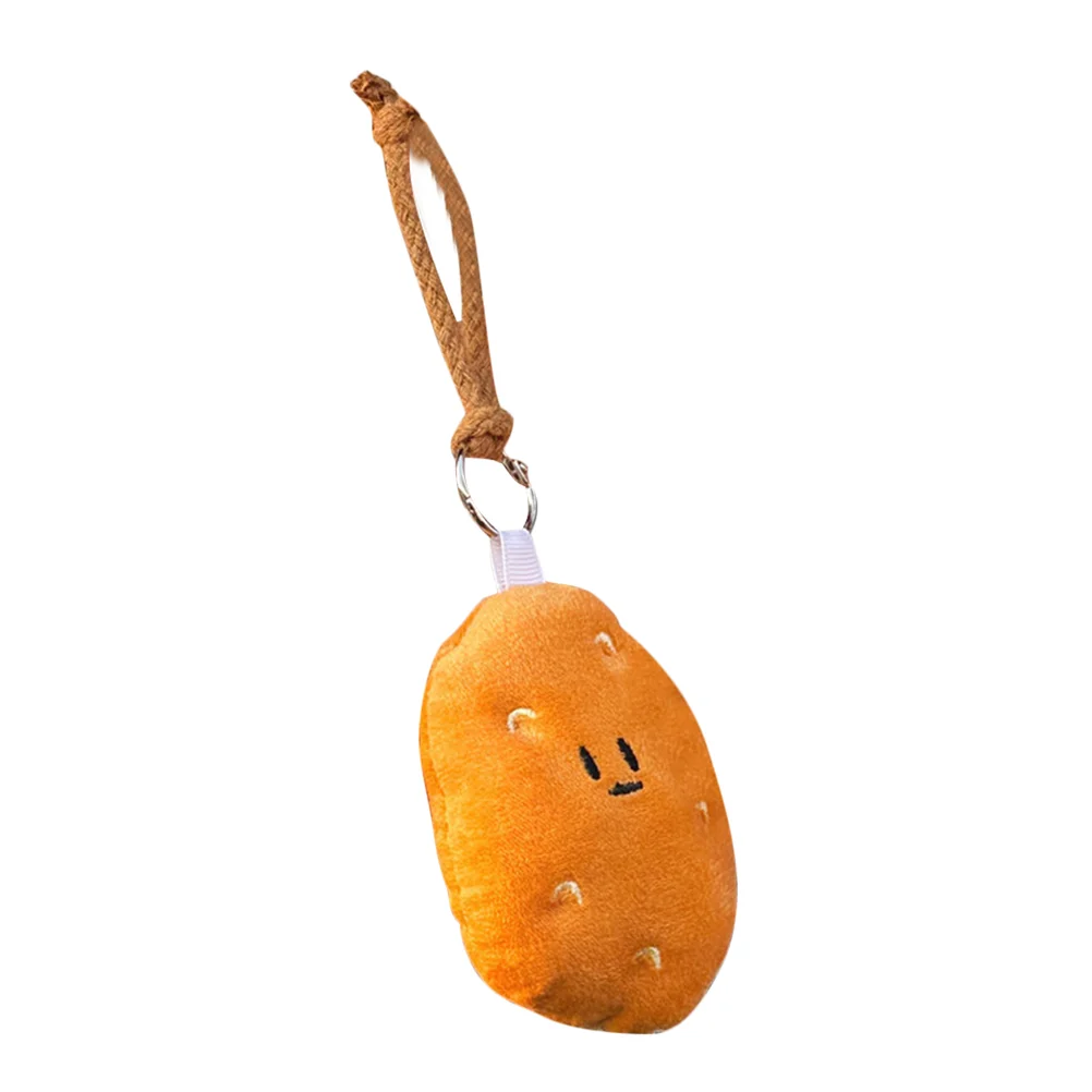 Little Potato Pendant Keychain 10cm Plush Cute Kawaii Car Keyring Potato Keychains Charm Handbag Pendant Backpack Pendants