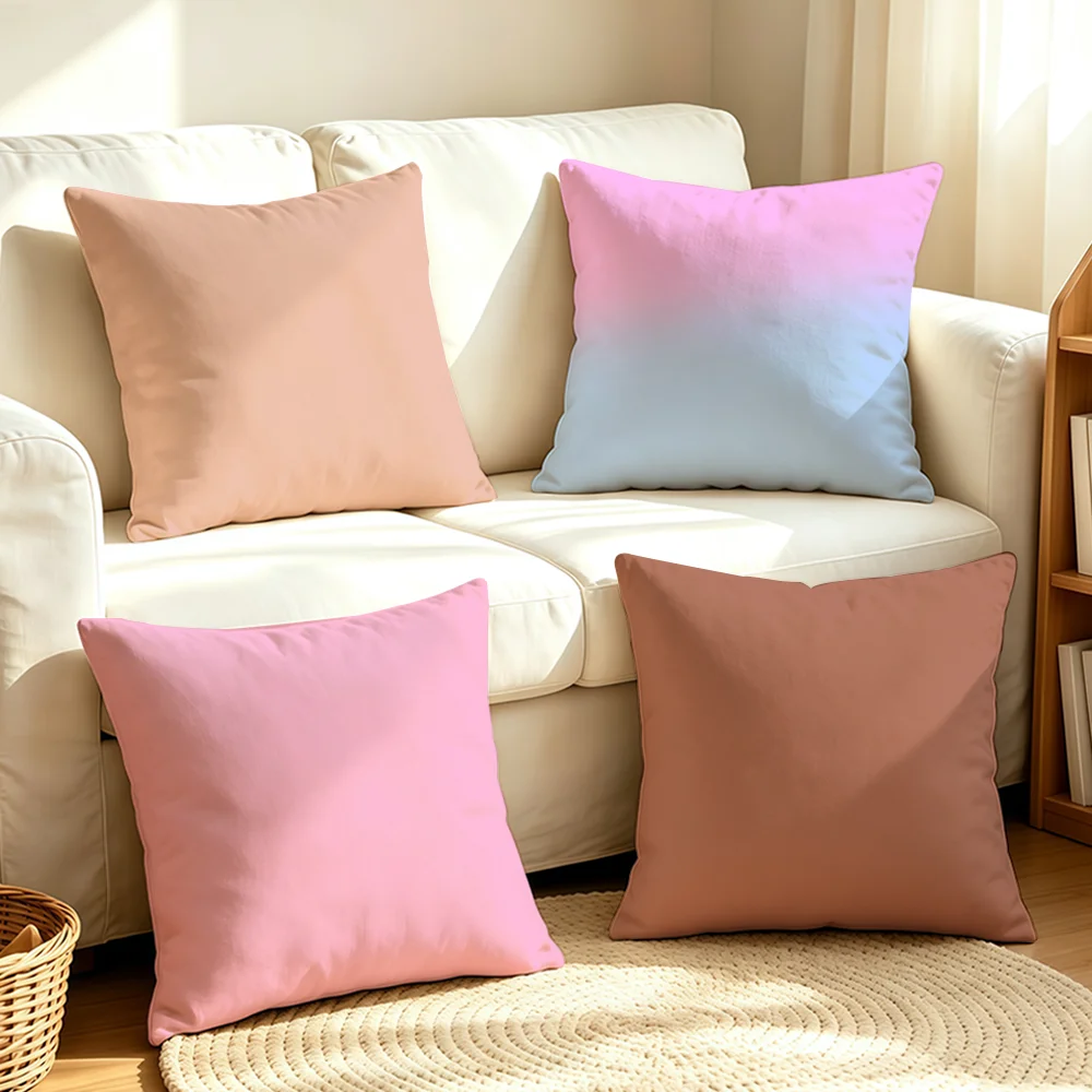Candy Color cushion cover Anti-dustmite Sofa Cushion Decorative Office Cover Lounge Area Indoor & Outdoor Use