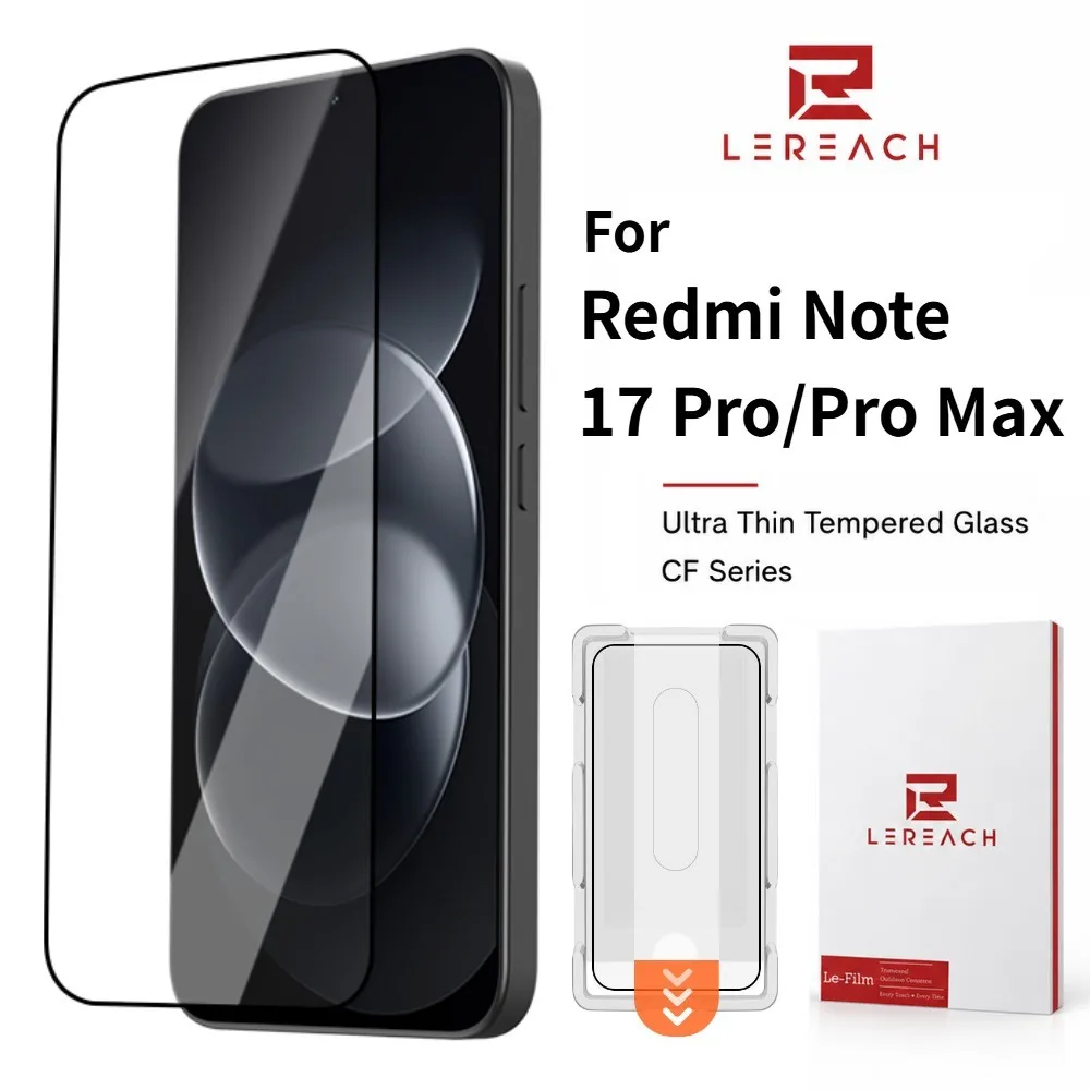 Tempered Glass For Redmi Note 17 Pro Max Global Protector Film Full Coverage Anti-Scratch 9H FM2000