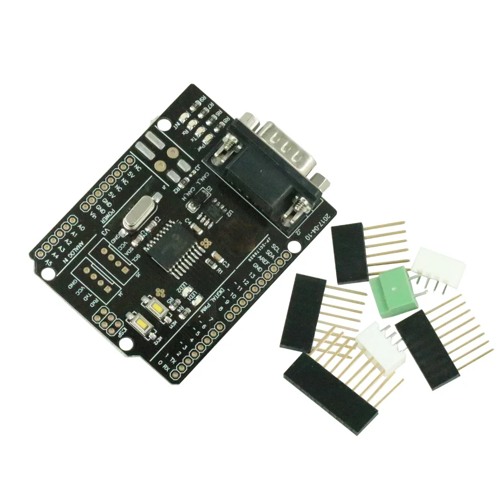 MCP2515 Can Bus Shield Board Module SUB-D Connector Standard UART IIC SPI LED Indicator Controller CAN 4.8-5.2V for Arduino