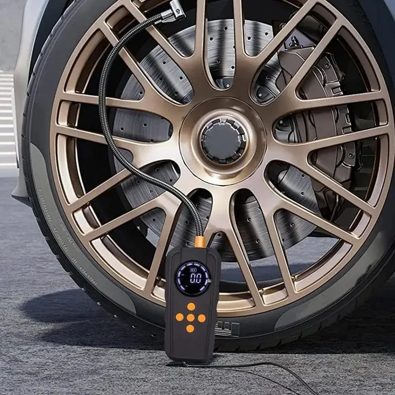 

Car Battery Jump Starter With LED Display - Portable 12V Power Pack For Quick Inflation