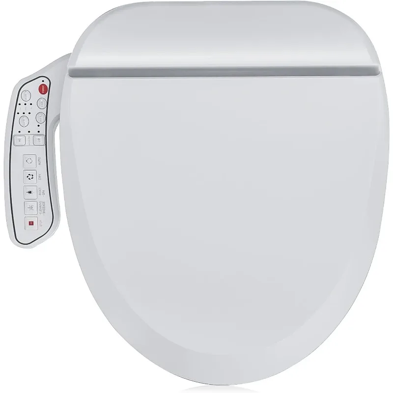 

ZMA102D Bidet Toilet Seat, Round Smart Unlimited Warm Water, Wash, Electronic Heated, Warm Air Dryer