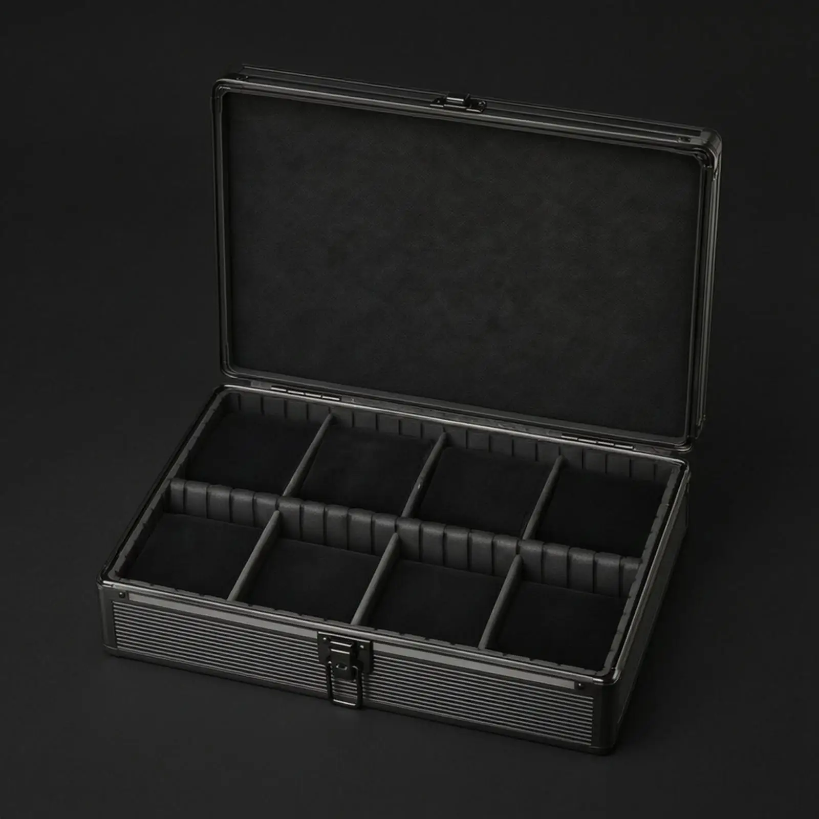 Multi Function Watch Storage Box with 8 Padded Slots for Travel Home Display and Safe Storage