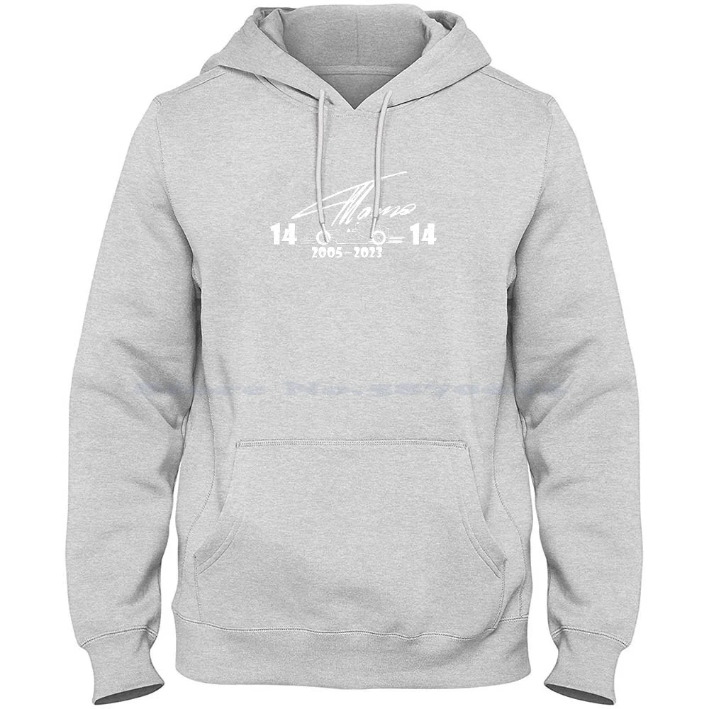 Fernando Alonso 2005-2023 White Design 100% Cotton Hoodie Fernando Alonso 2021 Alpine Team Fernando Alonso Alpine 2021