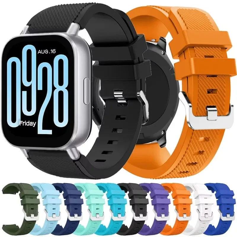 

Soft Silicone 22mm Band Accessories For Xiaomi Redmi Watch 5 Active Sport Bracelet Correa For Redmi Watch 5 Lite Wrist Strap