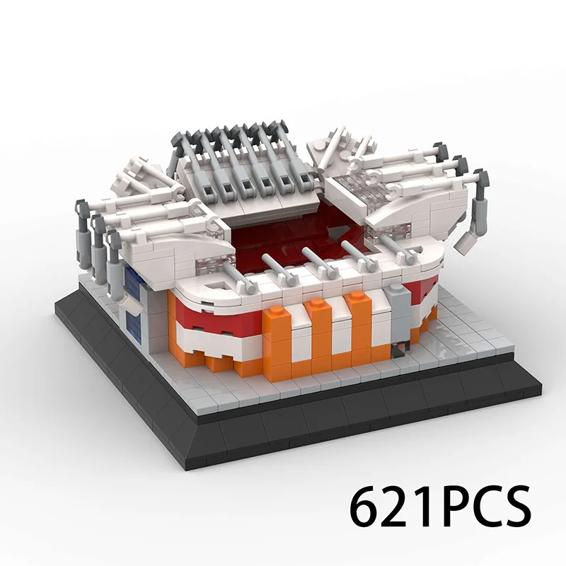 2024 Architecture Mini Football Stadium City Soccer Arena model building blocks Sport Heinz Field Colosseum Sets For Kids Toys