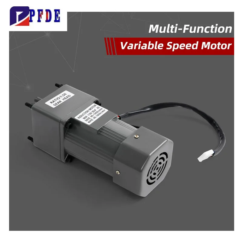 220V 110V 90W Single-Phase AC Gear Motor with Speed Adjustable Controller Governor Geared Motor and Speed Controller KIT