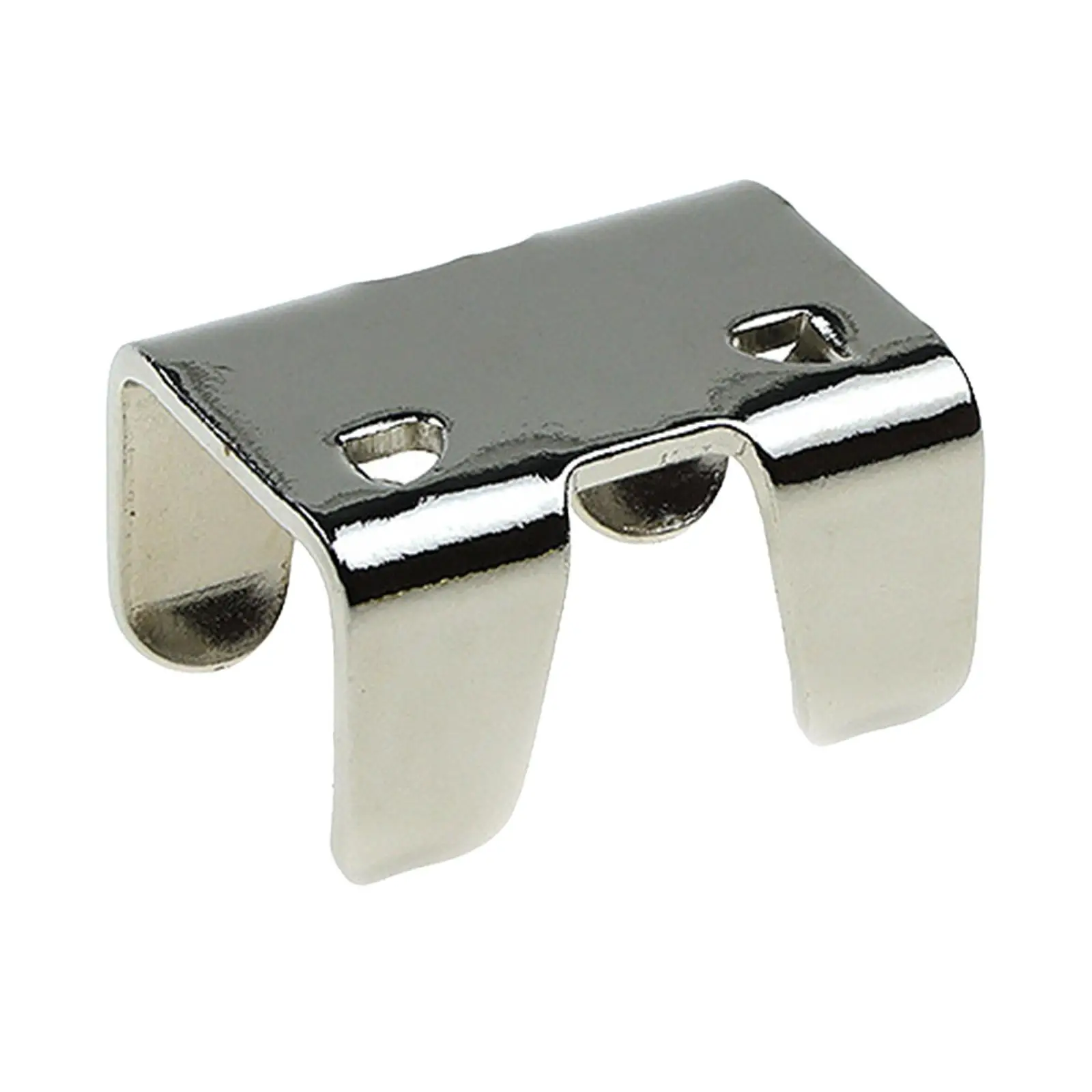 Pince à corde galvanisée en fer, largeur intérieure de 27mm, boucle en métal, fixation de sécurité pour laisses tressées torsadées pour chiens